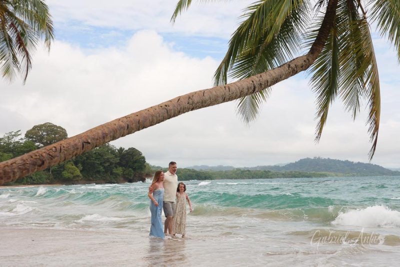 Family Photos at Punta Uva Beach, Puerto Viejo, Costa Rica