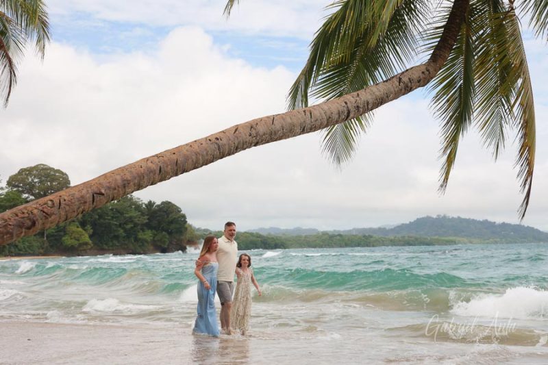 Family Photos at Punta Uva Beach, Puerto Viejo, Costa Rica