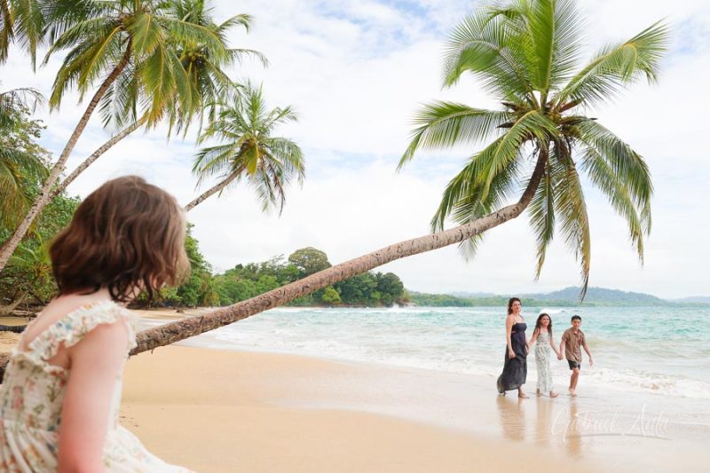 Family Photos at Punta Uva Beach, Puerto Viejo, Costa Rica