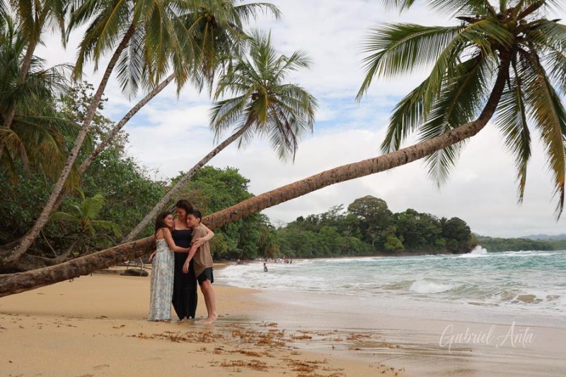 Family Photos at Punta Uva Beach, Puerto Viejo, Costa Rica
