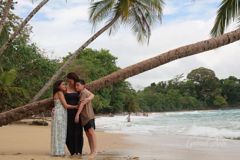 Family Photos at Punta Uva Beach, Puerto Viejo, Costa Rica