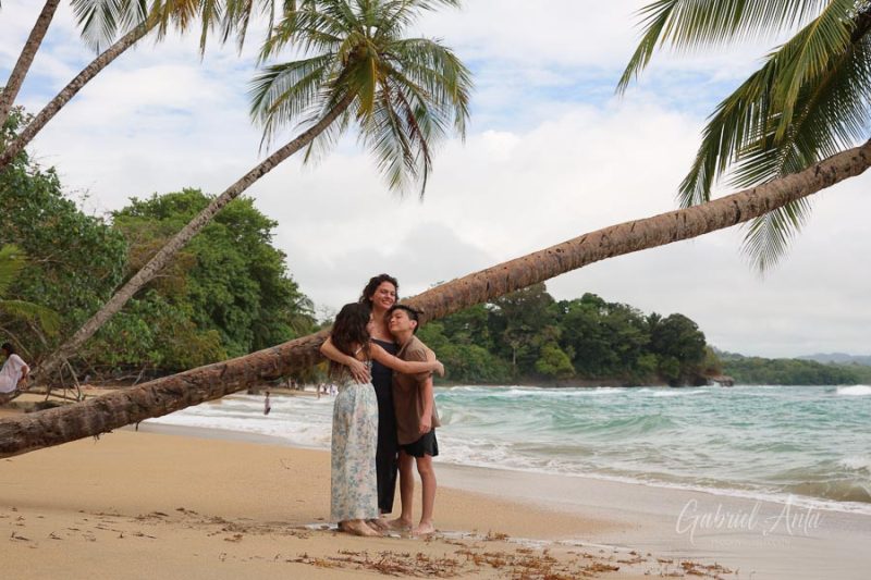 Family Photos at Punta Uva Beach, Puerto Viejo, Costa Rica