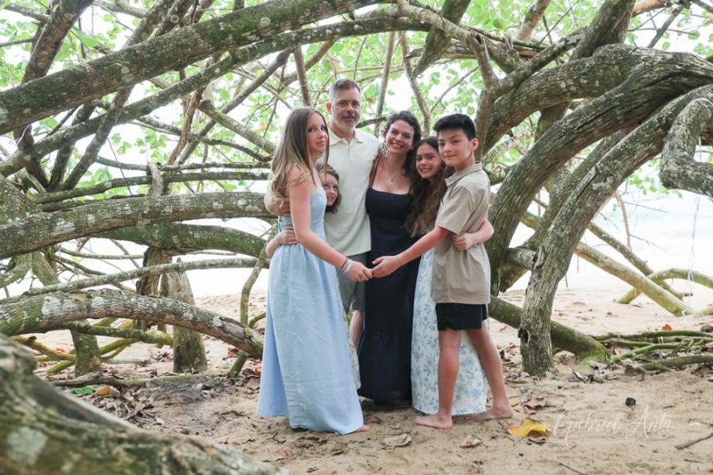 Family Photos at Punta Uva Beach, Puerto Viejo, Costa Rica