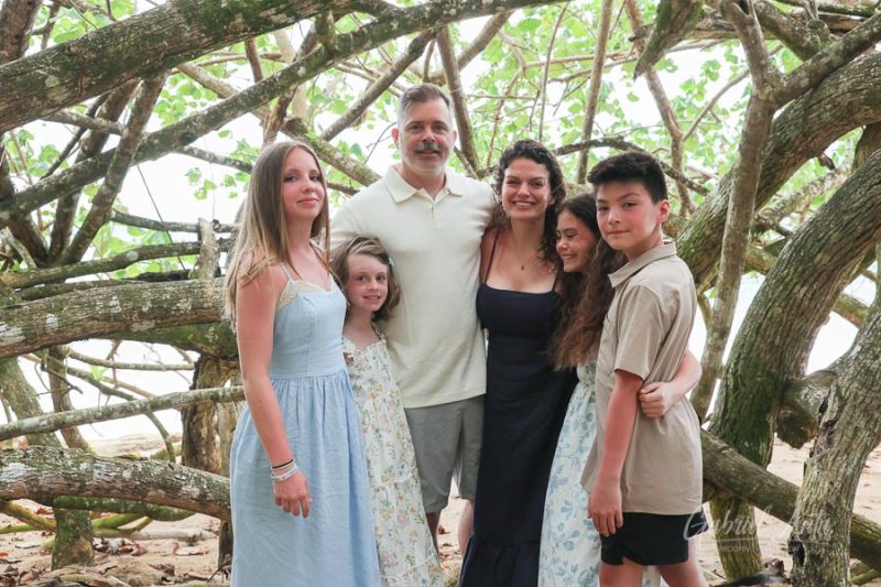 Family Photos at Punta Uva Beach, Puerto Viejo, Costa Rica