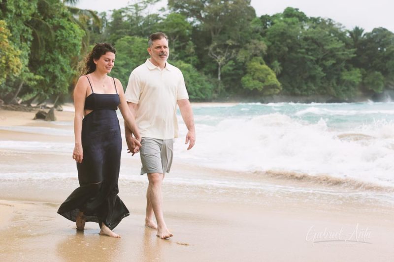 Family Photos at Punta Uva Beach, Puerto Viejo, Costa Rica
