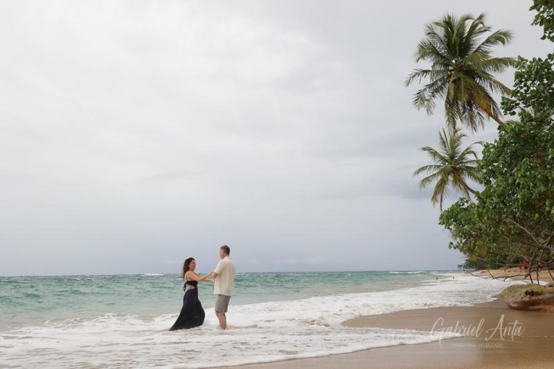 Family Photos at Punta Uva Beach, Puerto Viejo, Costa Rica