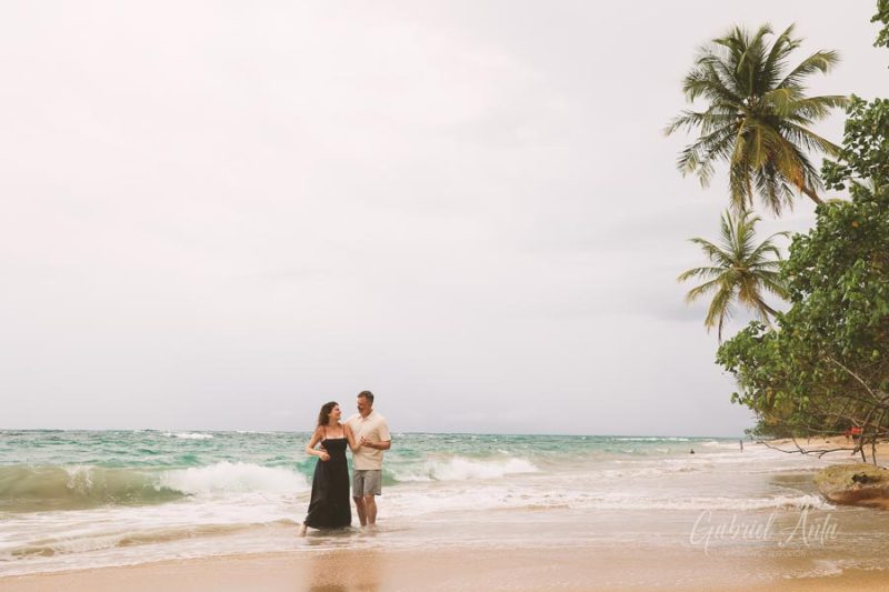 Family Photos at Punta Uva Beach, Puerto Viejo, Costa Rica