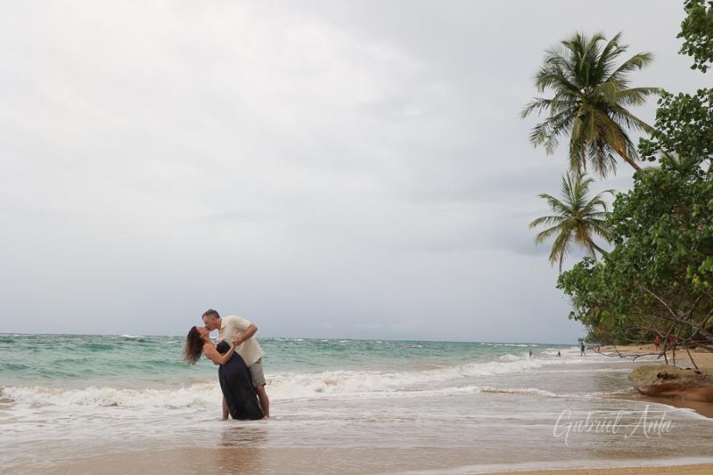Family Photos at Punta Uva Beach, Puerto Viejo, Costa Rica