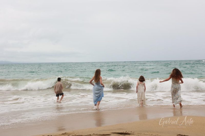 Family Photos at Punta Uva Beach, Puerto Viejo, Costa Rica