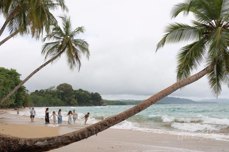 Family Photos at Punta Uva Beach, Puerto Viejo, Costa Rica