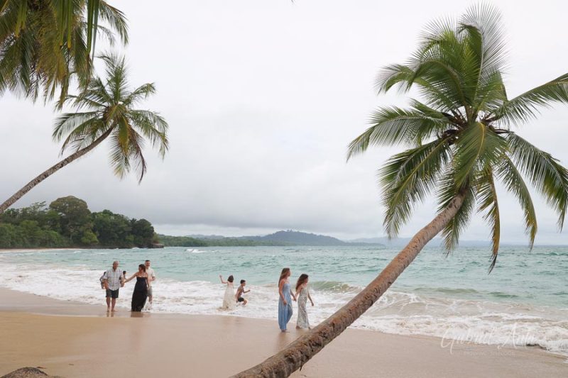 Family Photos at Punta Uva Beach, Puerto Viejo, Costa Rica