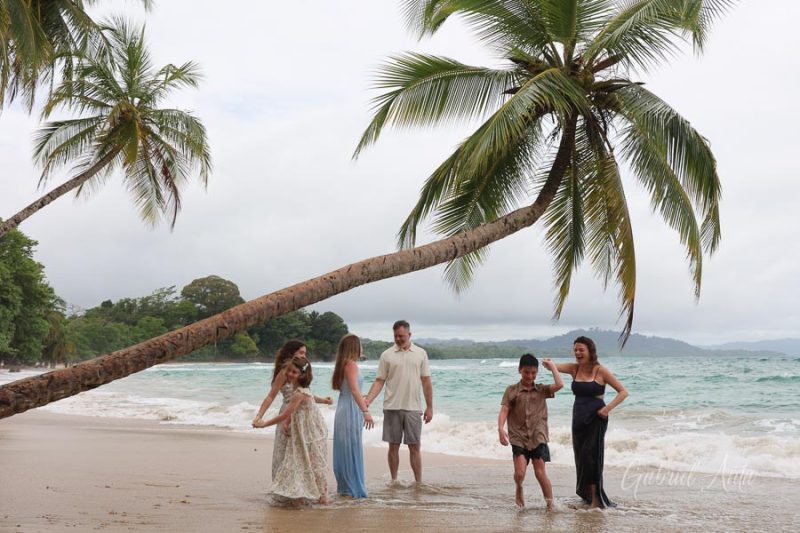 Family Photos at Punta Uva Beach, Puerto Viejo, Costa Rica