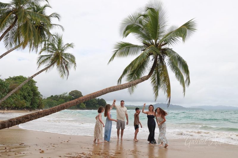 Family Photos at Punta Uva Beach, Puerto Viejo, Costa Rica