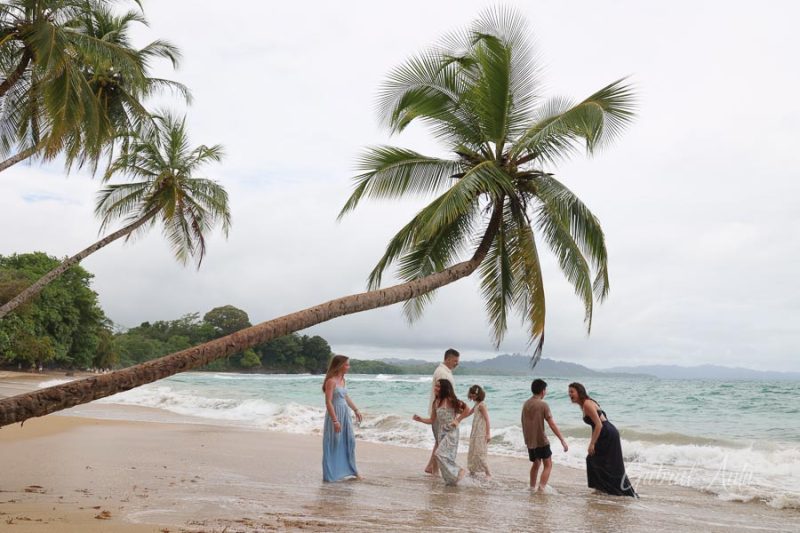 Family Photos at Punta Uva Beach, Puerto Viejo, Costa Rica