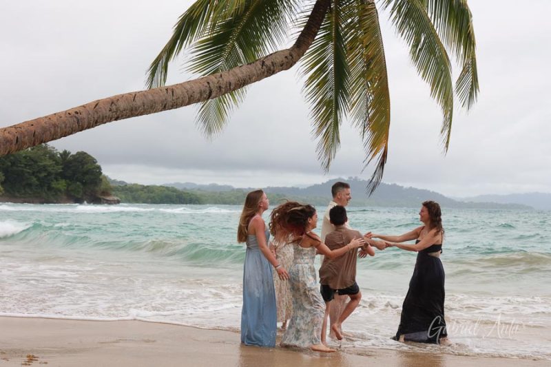 Family Photos at Punta Uva Beach, Puerto Viejo, Costa Rica