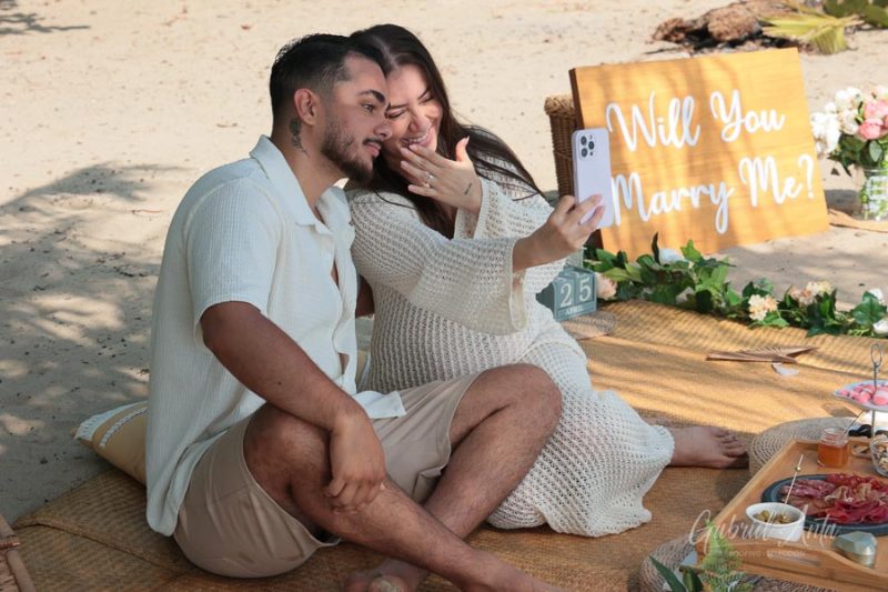 Propuesta de Matrimonio en la playa en Puerto Viejo (Punta Uva)