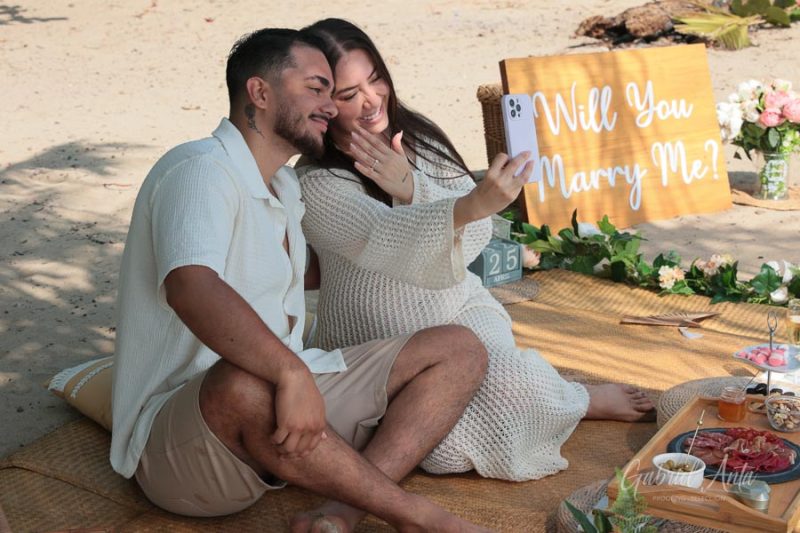 Propuesta de Matrimonio en la playa en Puerto Viejo (Punta Uva)