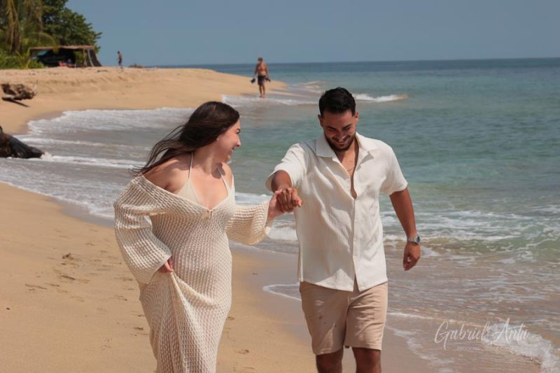 Propuesta de Matrimonio en la playa en Puerto Viejo (Punta Uva)