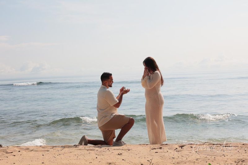 Propuesta de Matrimonio en la playa en Puerto Viejo (Punta Uva)