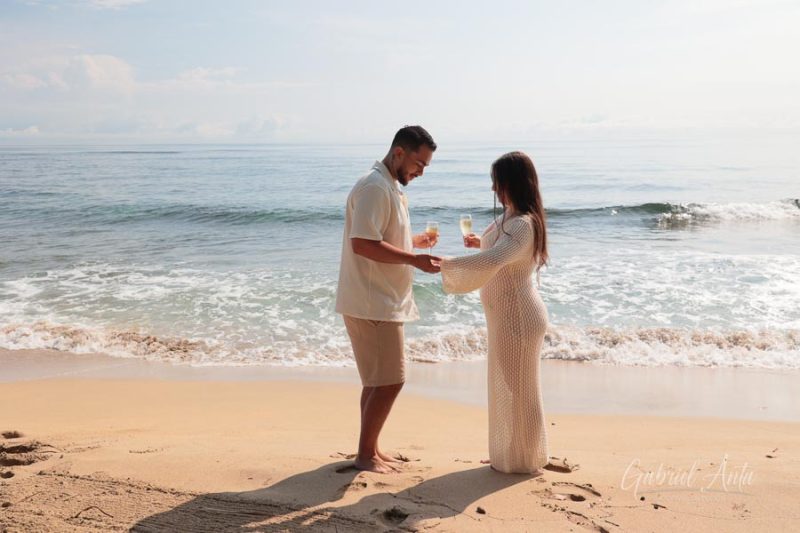 Propuesta de Matrimonio en la playa en Puerto Viejo (Punta Uva)