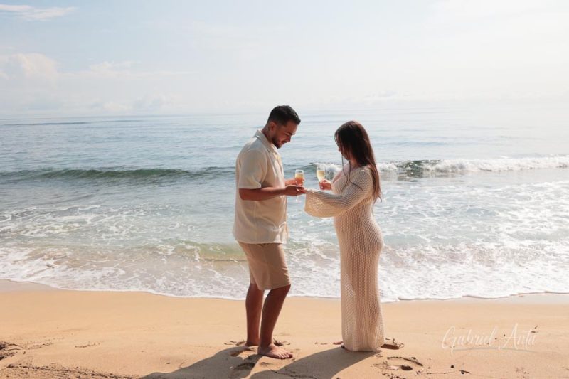Propuesta de Matrimonio en la playa en Puerto Viejo (Punta Uva)