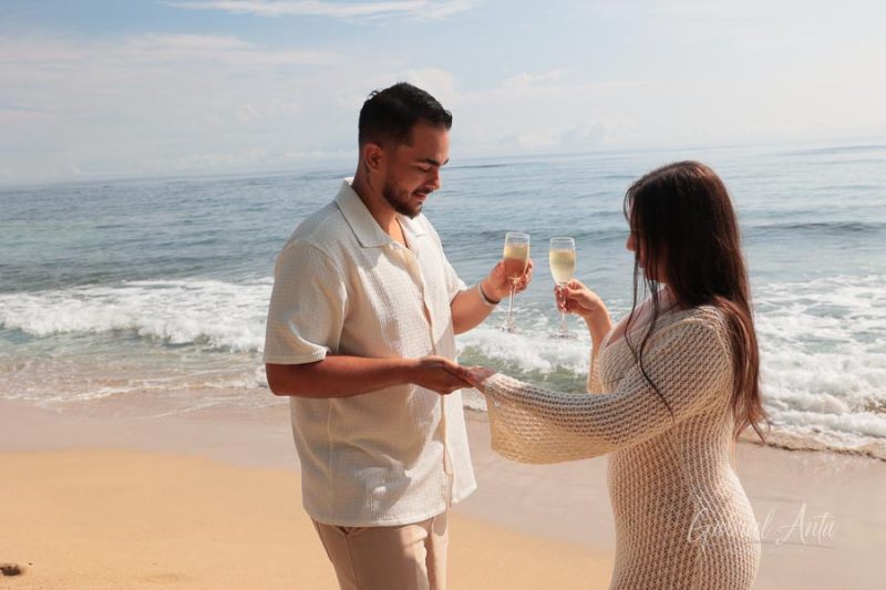 Propuesta de Matrimonio en la playa en Puerto Viejo (Punta Uva)