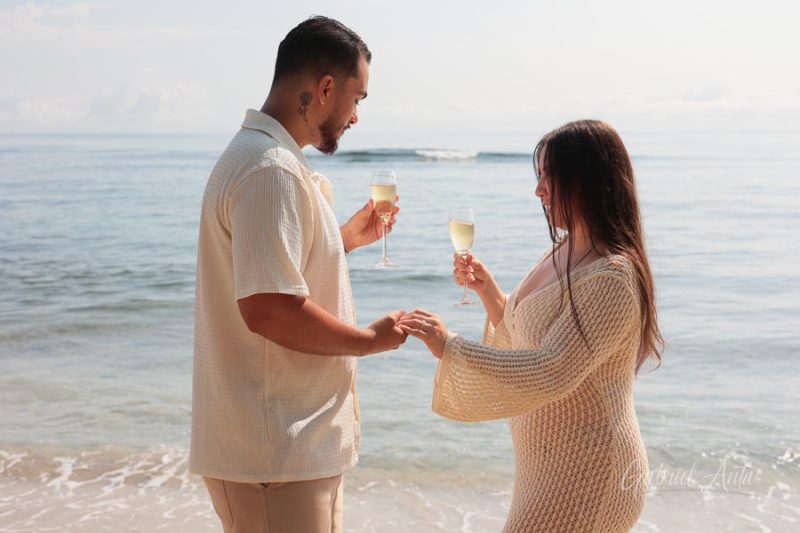 Propuesta de Matrimonio en la playa en Puerto Viejo (Punta Uva)