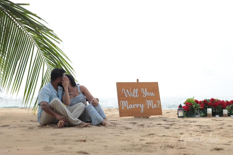 Marriage Proposal in Puerto Viejo Costa Rica
