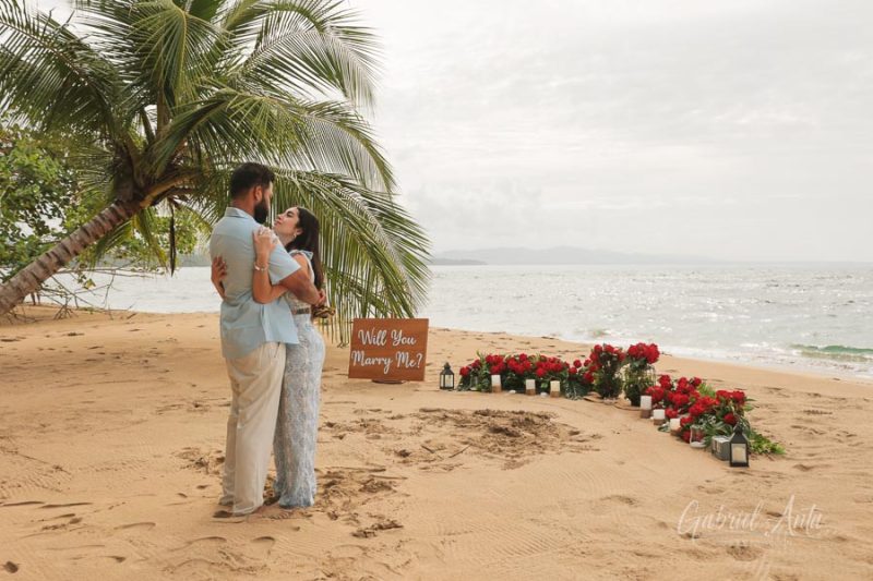 Marriage Proposal in Puerto Viejo Costa Rica