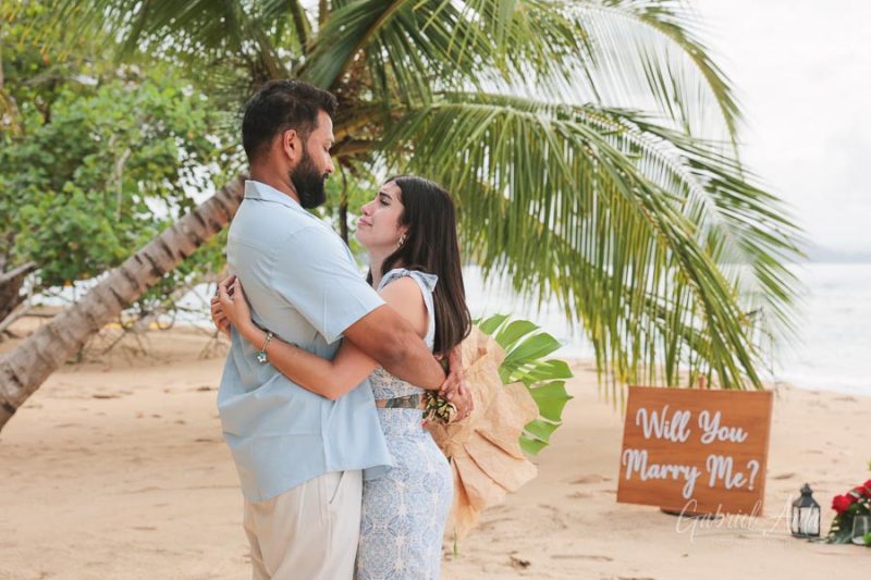 Marriage Proposal in Puerto Viejo Costa Rica