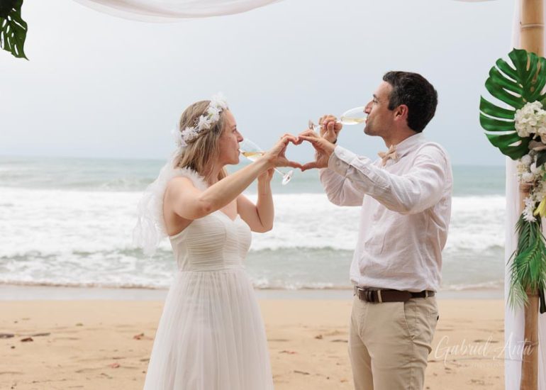 Boda en la Playa en Costa Rica - Playa Cocles