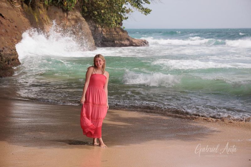 Family beach photoshoot in Punta Uva Puerto Viejo Costa Rica