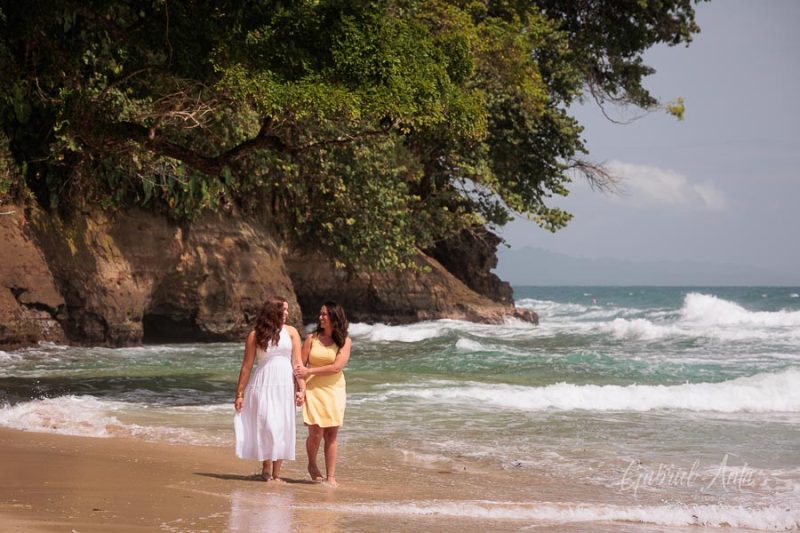 Family beach photoshoot in Punta Uva Puerto Viejo Costa Rica