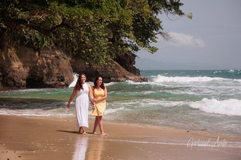 Family beach photoshoot in Punta Uva Puerto Viejo Costa Rica
