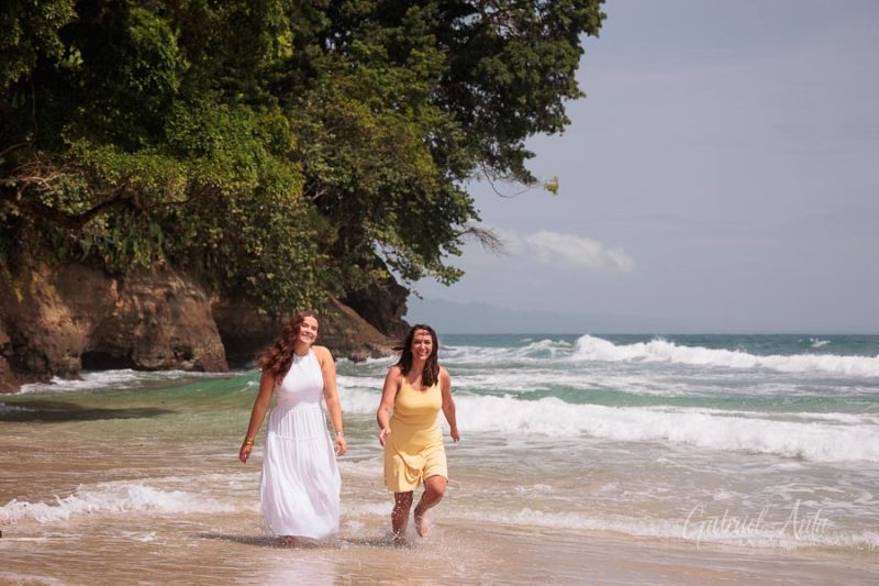Family beach photoshoot in Punta Uva Puerto Viejo Costa Rica