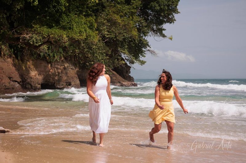 Family beach photoshoot in Punta Uva Puerto Viejo Costa Rica