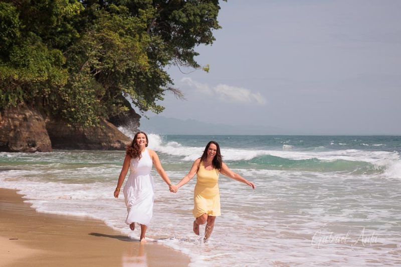 Family beach photoshoot in Punta Uva Puerto Viejo Costa Rica
