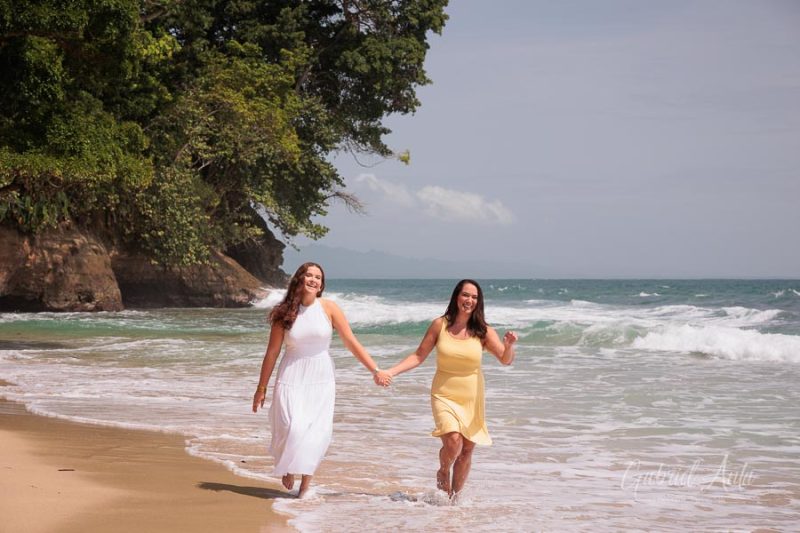 Family beach photoshoot in Punta Uva Puerto Viejo Costa Rica