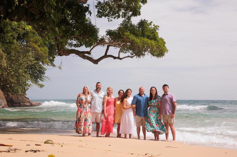 Family beach photoshoot in Punta Uva Puerto Viejo Costa Rica