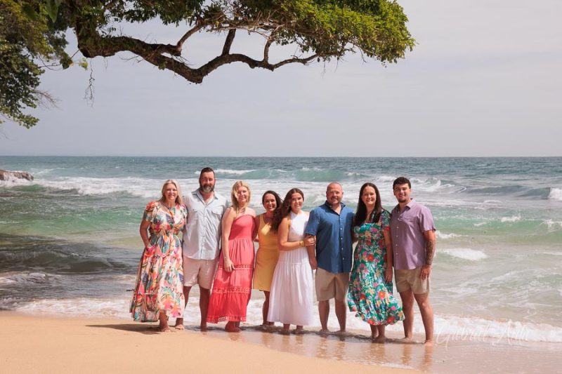 Family beach photoshoot in Punta Uva Puerto Viejo Costa Rica