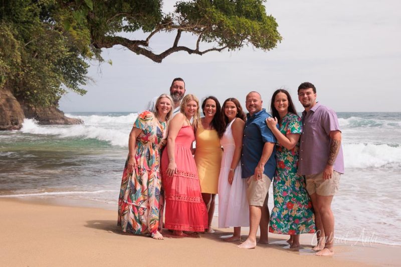 Family beach photoshoot in Punta Uva Puerto Viejo Costa Rica