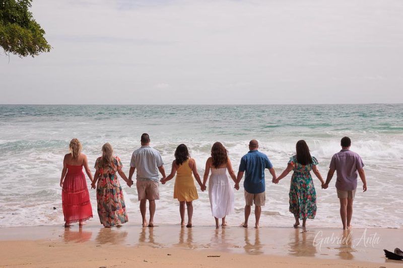 Family beach photoshoot in Punta Uva Puerto Viejo Costa Rica