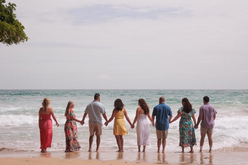 Family beach photoshoot in Punta Uva Puerto Viejo Costa Rica