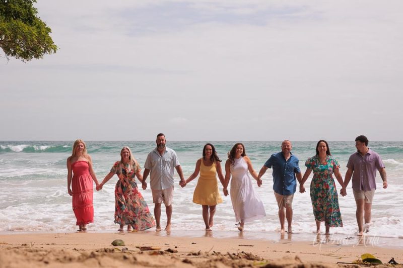 Family beach photoshoot in Punta Uva Puerto Viejo Costa Rica