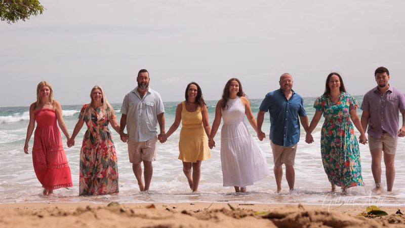 Family beach photoshoot in Punta Uva Puerto Viejo Costa Rica