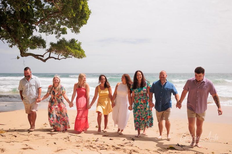 Family beach photoshoot in Punta Uva Puerto Viejo Costa Rica
