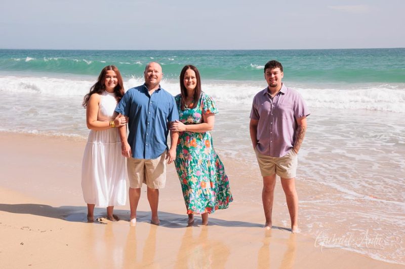 Family beach photoshoot in Punta Uva Puerto Viejo Costa Rica