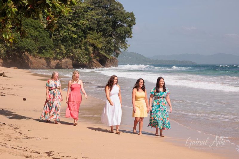 Family beach photoshoot in Punta Uva Puerto Viejo Costa Rica