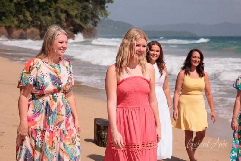 Family beach photoshoot in Punta Uva Puerto Viejo Costa Rica