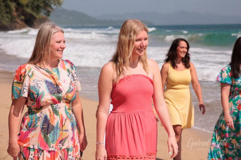 Family beach photoshoot in Punta Uva Puerto Viejo Costa Rica